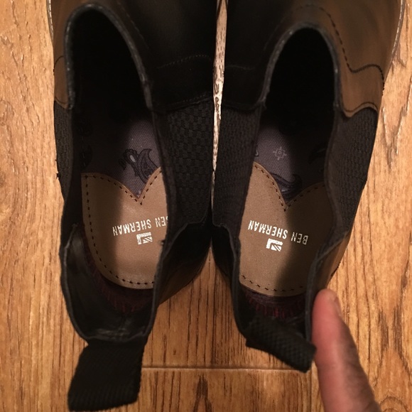 [Ben Sherman] Gabe Chelsea Leather Boots NEW - Picture 6 of 7